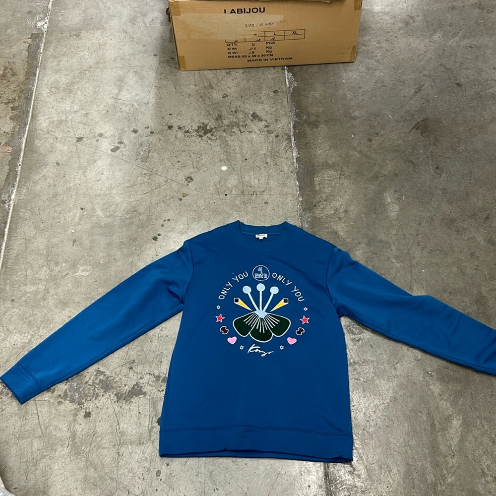 Kenzo blue medium men sweatshirt